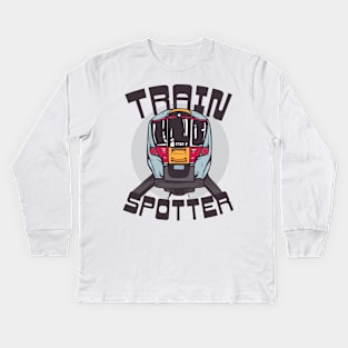 Train Spotter Hobby Kids Long Sleeve T-Shirt